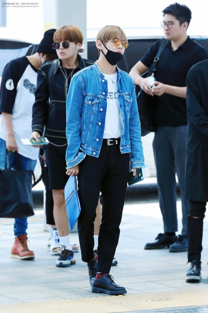 bts black ripped jeans