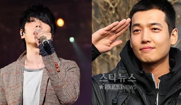 Певец Пак Хё Син и актер Чон Гён Хо пополнили ряды корейской армии