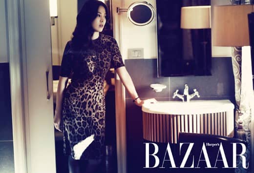 Фото Сон Хё Кё для "Harper’s Bazaar"