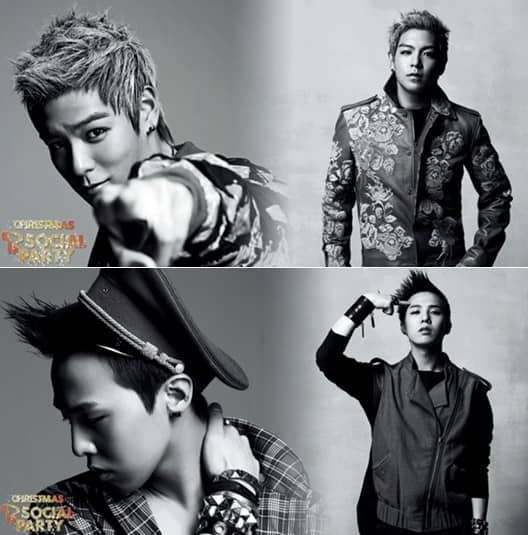 Первое выступление "рэп-дуэта" G-Dragon и T.O.P на Christmas Eve party