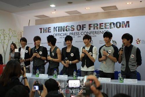 U-Kiss удачно выступили на концерте «Короли Свободы» в Сингапуре