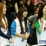 SISTAR и Минхо из SHINee посетили ‘2011 KBL All-Star Game’