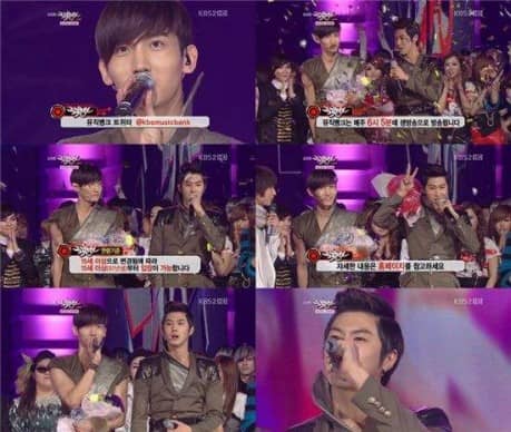 TVXQ выиграли К-чарт ‘Music Bank’ + все выступления