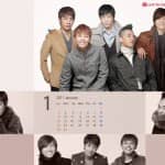 Обои (календарь) на январь 2011 от Lotte Duty Free