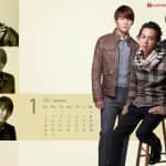 Обои (календарь) на январь 2011 от Lotte Duty Free