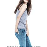 Ли Хё Ри в качестве модели для Calvin Klein Denim в последнем номере "High Cut"