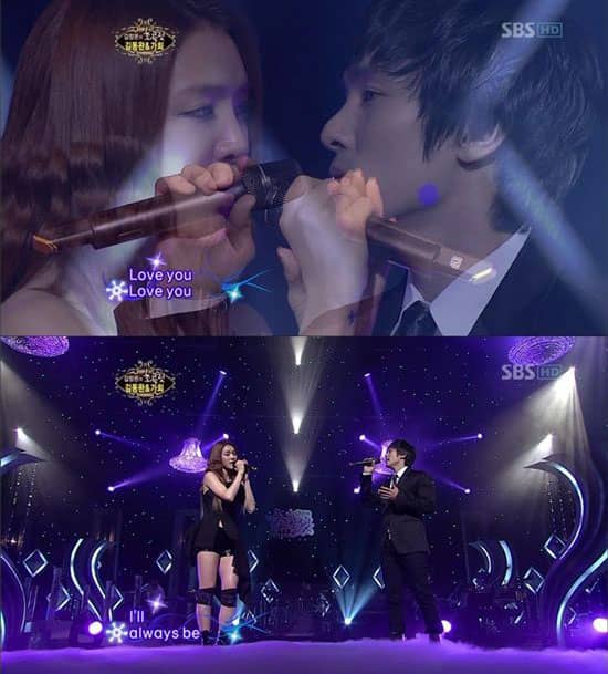 Ким Дон Ван из Shinhwa и Кахи из After School спели дуэтом в программе “Шоколад Ким Чжон Ын”