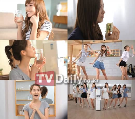 Появился рекламный ролик с SNSD для “Woongjin Coway” + видео из-за кулис съемки!
