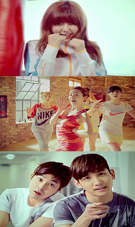 Пак Хан Бель, TVXQ и SECRET собрались для рекламного ролика Nike