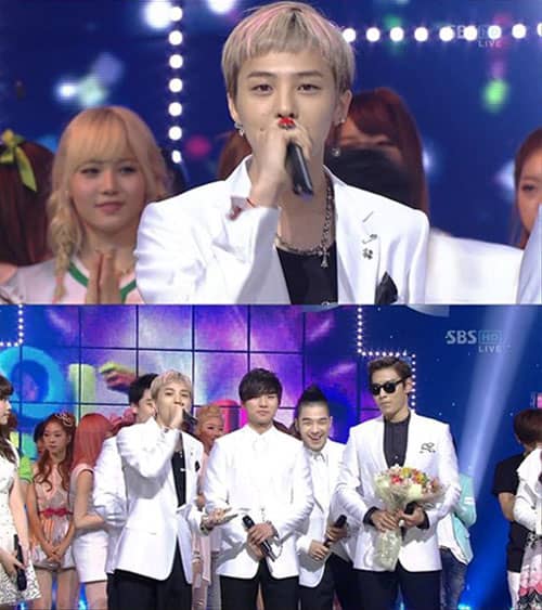 Big Bang выиграли "Inkigayo Mutizen" + другие выступления