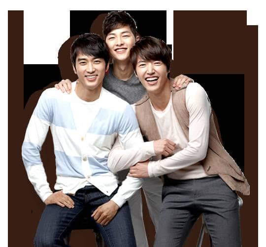 Сон Сын Хон, Юн Сан Хён и Сон Чжун Ки в новом рекламном ролике для SonSoo