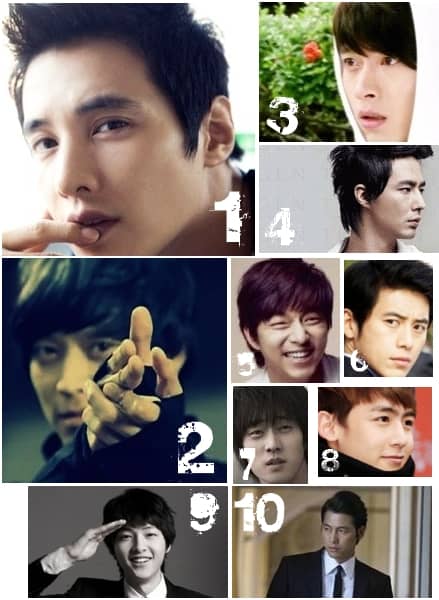 50 Самых Красивых Мужчин Южной Кореи за 2011 год!