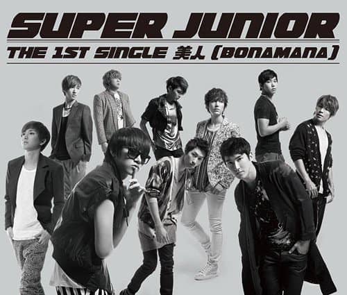 Идол-группа Super Junior на втором месте чарта Oricon!