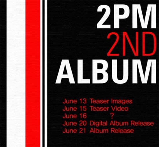 Второй альбом 2PM на подходе!