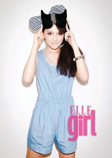 Кан Чжи Ён из группы KARA в 'ELLE Girl'