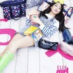 ЧжиЁн из KARA продемонстрировала свой летний стиль с сумками LeSportsac