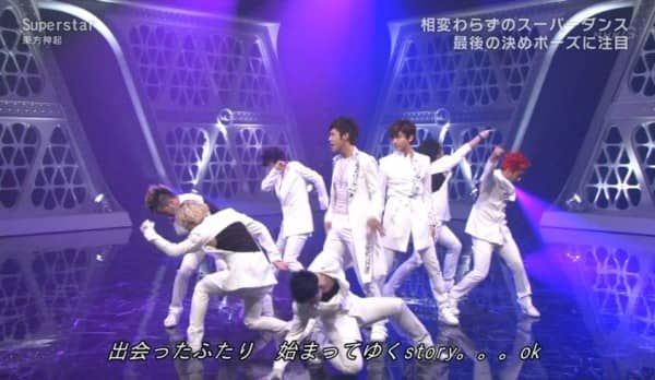 Tohoshinki выступили на "Music Japan" с песней “Superstar”!