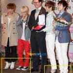 Фото с церемонии назначения Super Junior "послами корейского туризма"