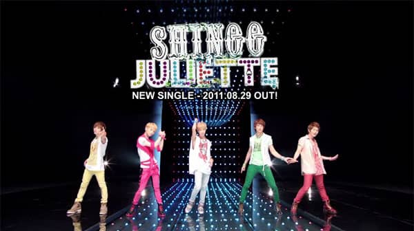 Более длинный тизер к видеоклипу SHINee “JULIETTE” был показан на Mezamashi TV