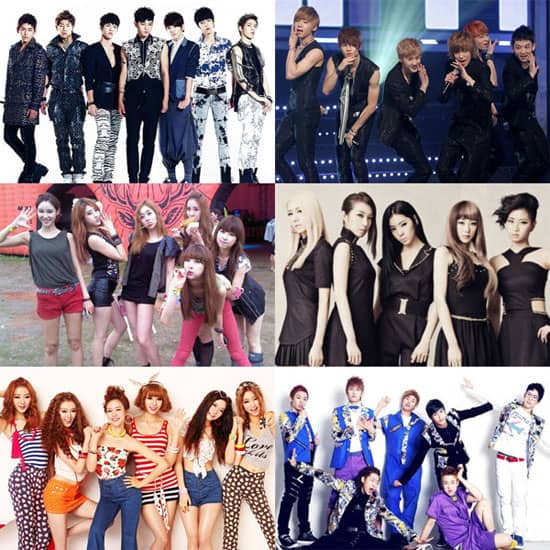 Выступления идол-групп в специальном выпуске M!Countdown “Idol Dance Battle!”