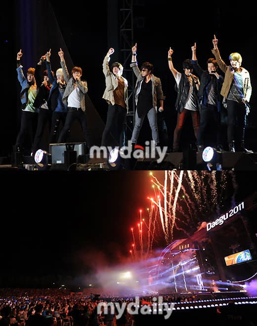 Super Junior, BoA, KARA и другие выступили на церемонии открытия Чемпионата мира по легкой атлетике в Тэгу