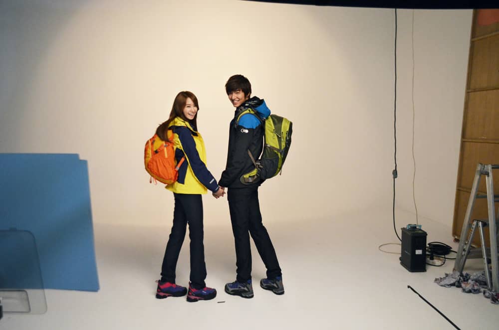 Юна и Ли Мин Хо приступили к съемкам рекламной кампании бренда Eider