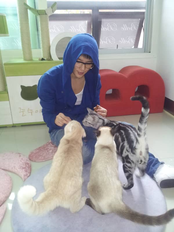ЧжунСу любит своих котов