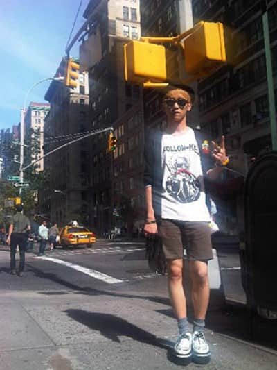 Ки из группы SHINee поделился своей фотографией из Нью Йорка