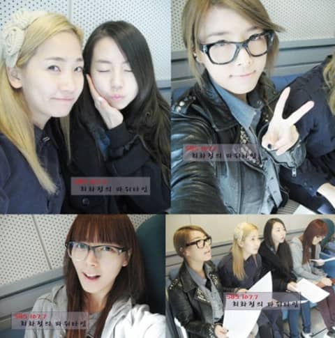 Лица участниц Wonder Girls без макияжа были показаны на радио шоу ‘Сильное время Чхве Хва Чон’
