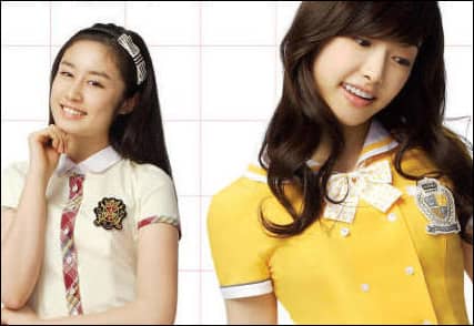 Старые фотографии ЧжиЁн из T-ara и Виктории из f(x) в школьной форме появились в сети