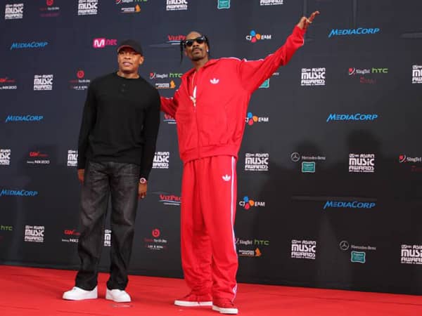 Dr. Dre и Snoop Dogg за кулисами MAMA