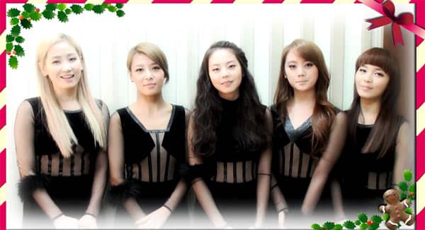 Wonder Girls поздравили с Рождеством своих фанатов