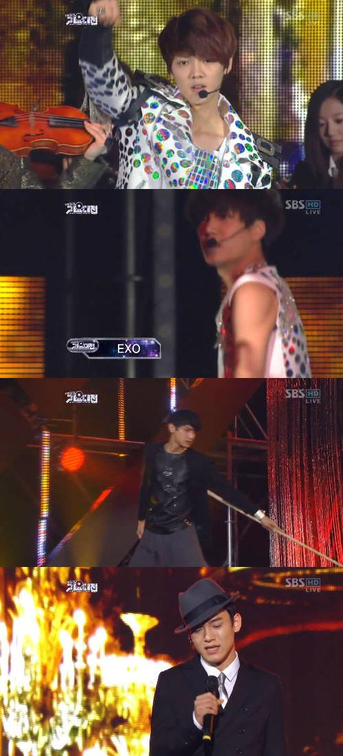 EXO дебютировали на Музыкальном Фестивале SBS ‘Gayo Daejun’