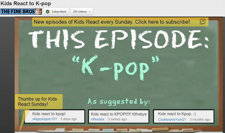На YouTube появилось видео, как дети реагируют на К-поп