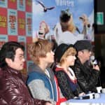 Санни, ТхэМин, Тиффани, Ки и ЧжонХён посетили пресс-конференцию мультфильма "Малыш Коала"