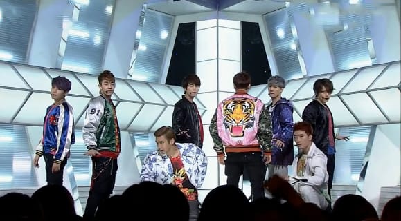 Super Junior-M выступили с "Break Down" на Inkigayo