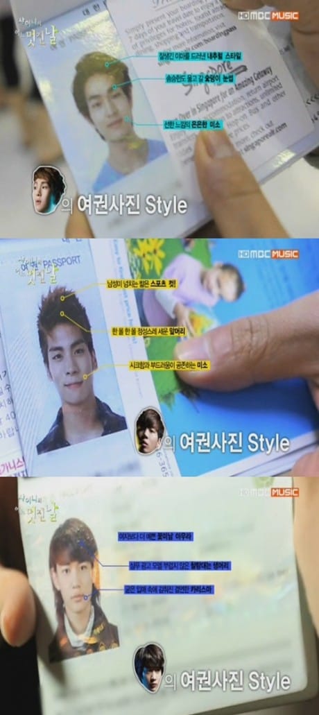 "SHINee’s Wonderful Day" : Фотографии из паспортов