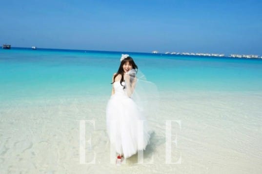 Ослепительная невеста СонЕ для 'Elle'