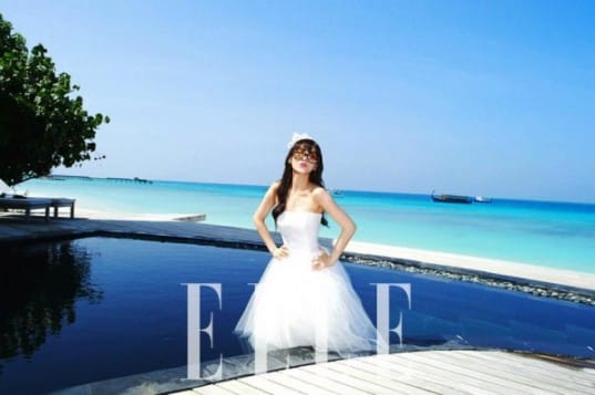 Ослепительная невеста СонЕ для 'Elle'
