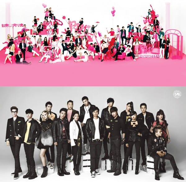 Сколько заработали SM Entertainment и YG Entertainment в ушедшем 2012 году?