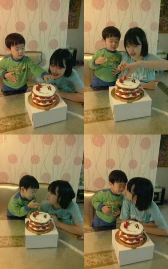 Солли празднует свой день рождения с очаровательным младшим братом
