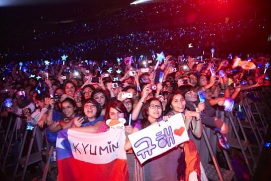 На концерте SS5 в Чили, Super Junior собрали 12 000 фанатов!