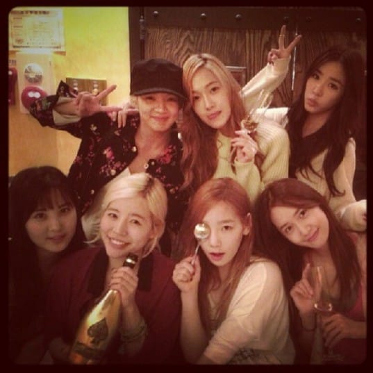 Санни празднует свой день рождения с Girls’ Generation