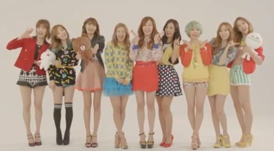 Girls' Generation выпустили новую рекламу для LINE