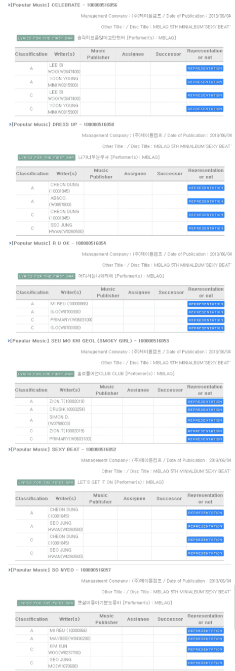 MBLAQ представили треклист ‘SEXY BEAT’ и дату релиза