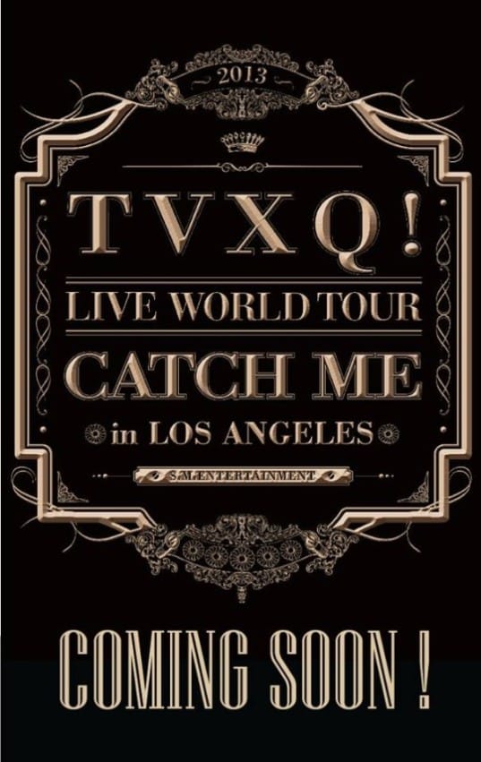DBSK проведут концерт в Лос-Анджелесе в рамках тура “Catch Me World Tour”
