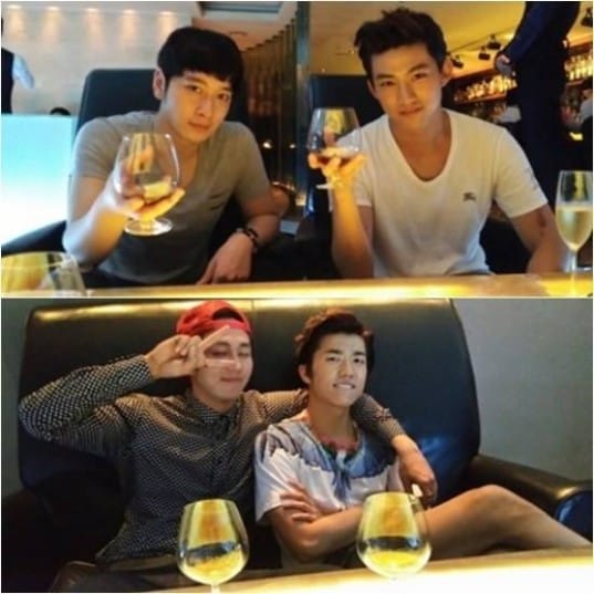 Участники групп 2PM и 2AM собрались вместе, чтобы расслабиться на винопати