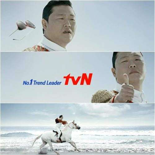Psy стал лицом канала tvN