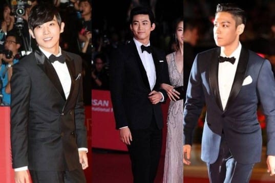 T.O.P, Ли Джун и Тэкён выглядят отлично в смокингах на красной дорожке
