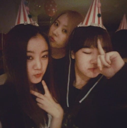 Лим, Енни, Сонми и Пак Джи Мин посетили вечеринку в честь дня рождения Юбин